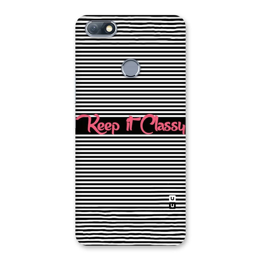 Keep It Classy Back Case for Infinix Note 5