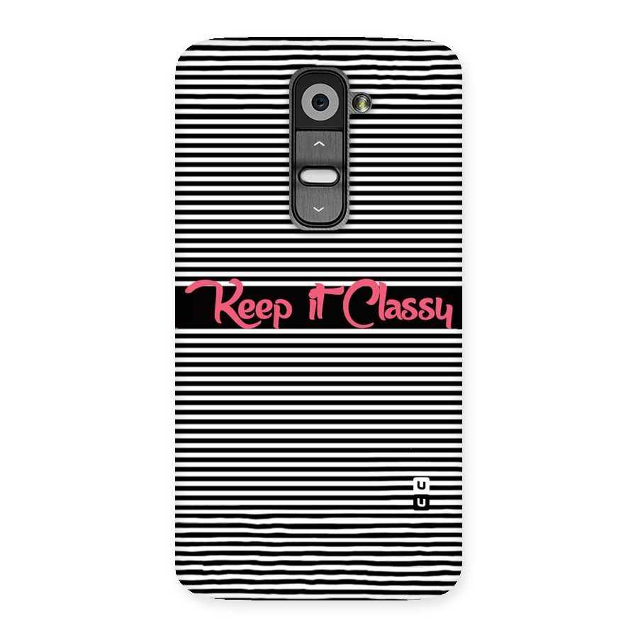 Keep It Classy Back Case for LG G2