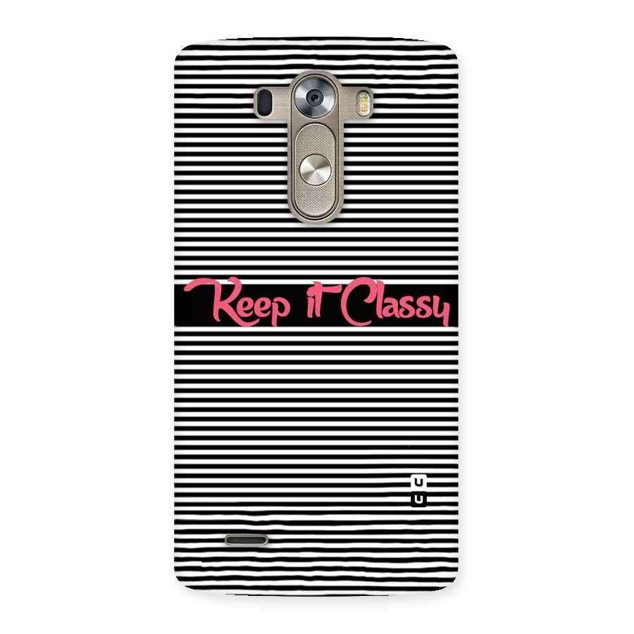Keep It Classy Back Case for LG G3