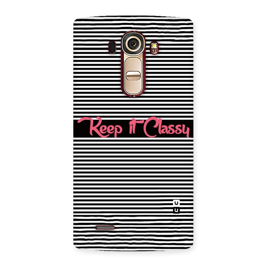 Keep It Classy Back Case for LG G4