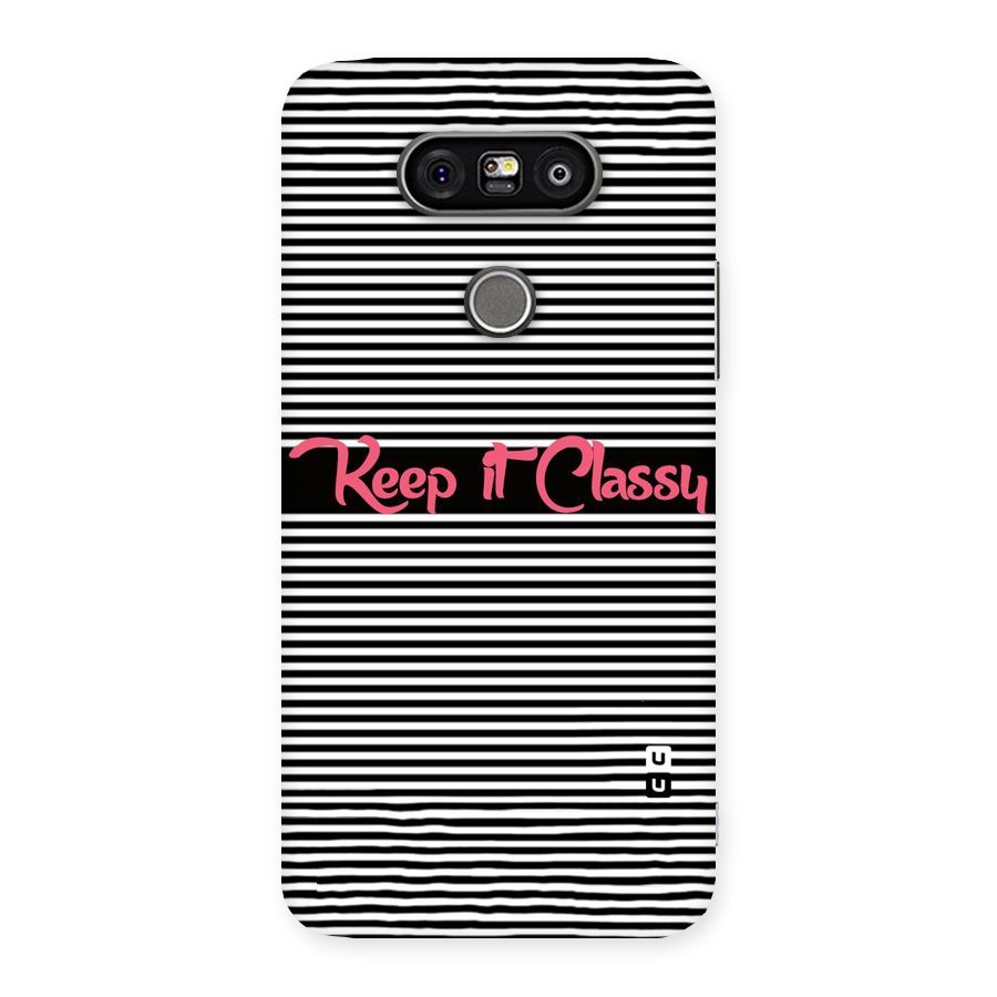 Keep It Classy Back Case for LG G5