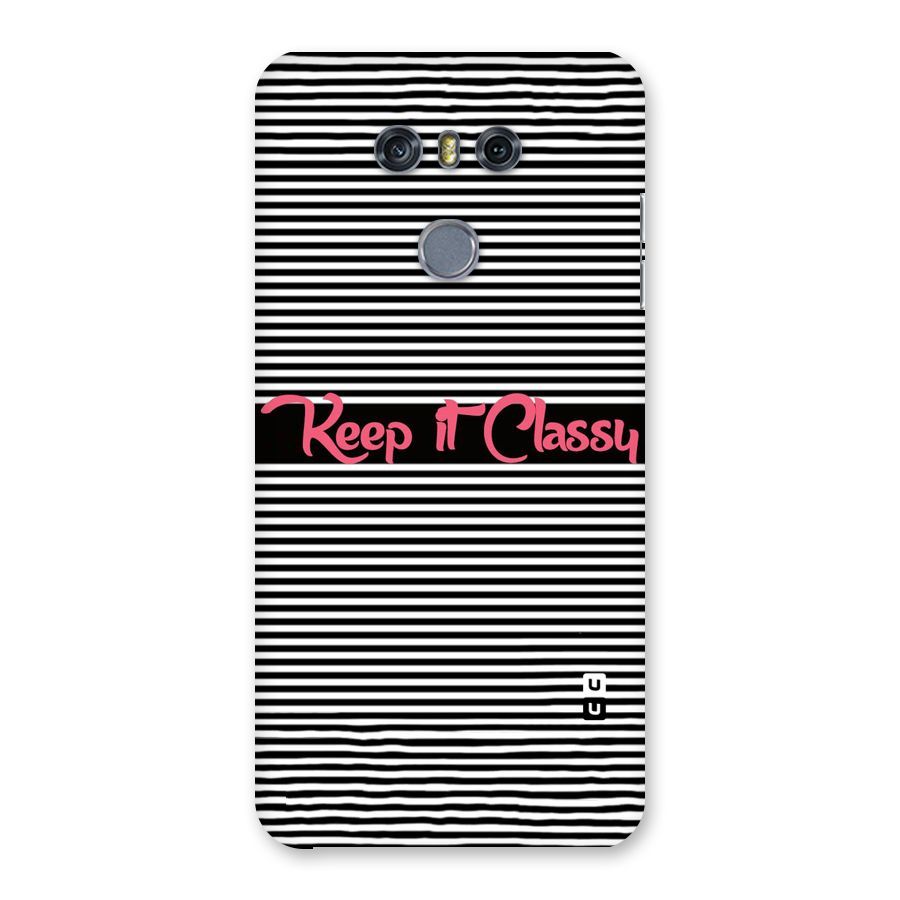 Keep It Classy Back Case for LG G6