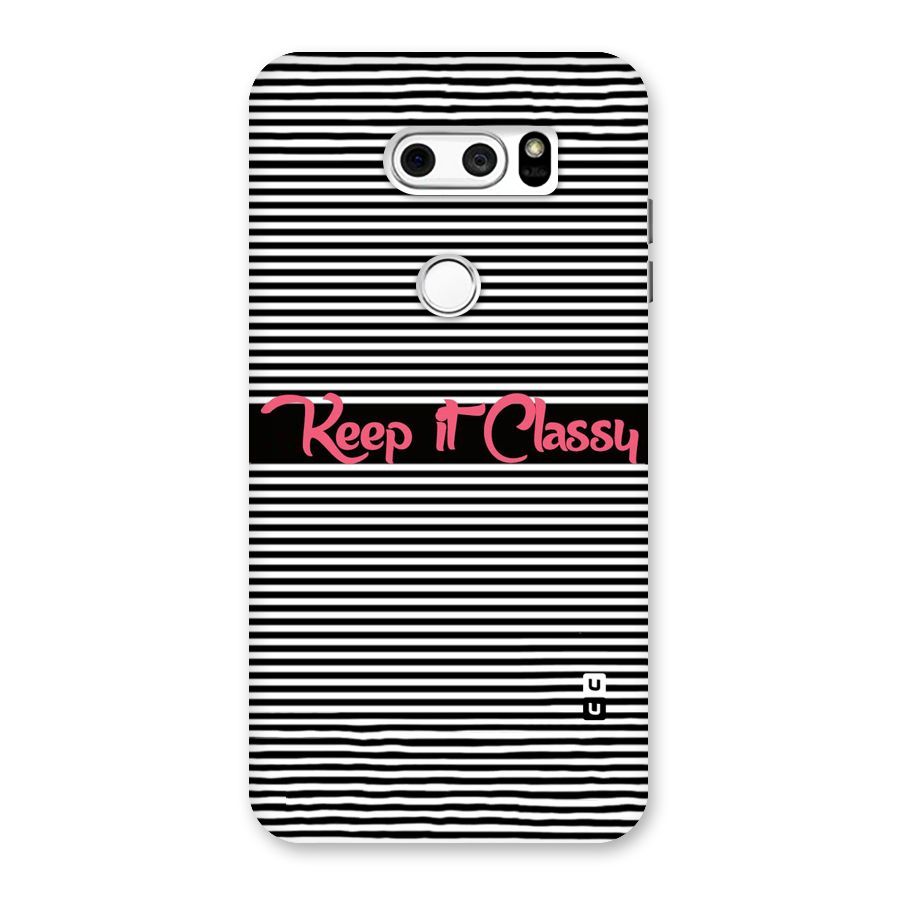 Keep It Classy Back Case for LG V30