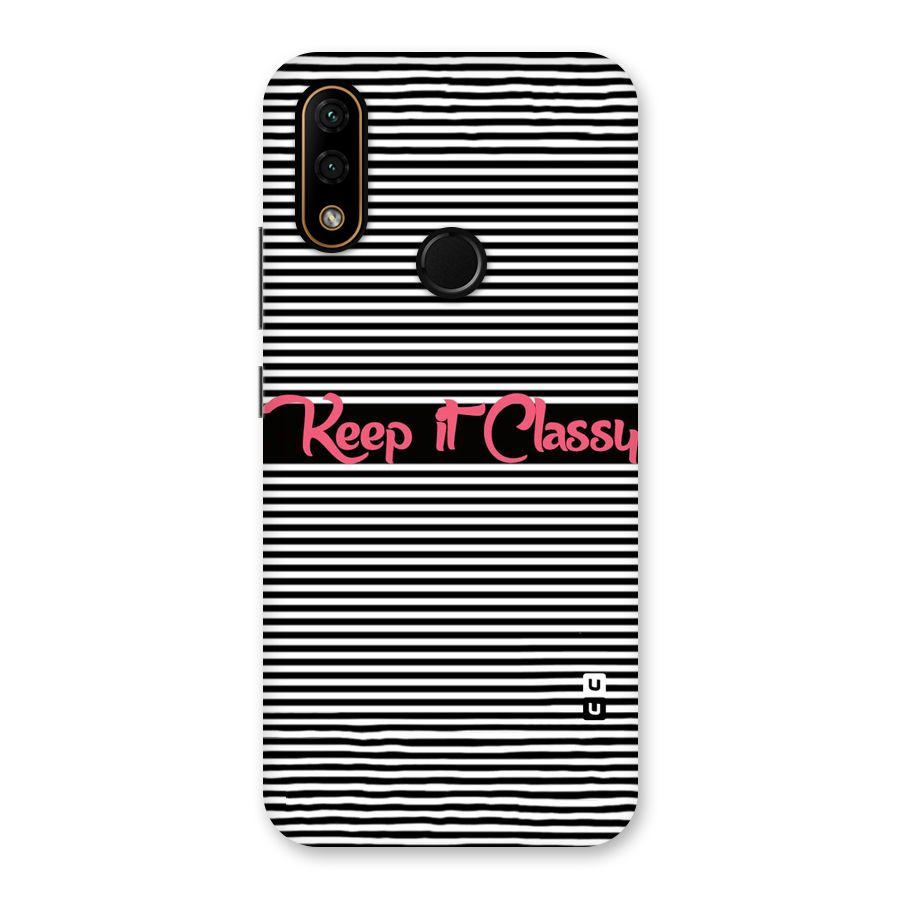Keep It Classy Back Case for Lenovo A6 Note