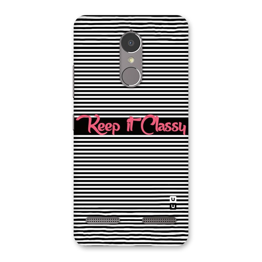 Keep It Classy Back Case for Lenovo K6