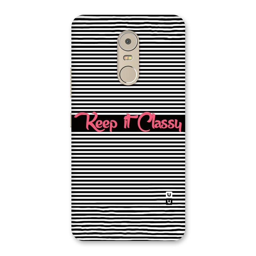 Keep It Classy Back Case for Lenovo K6 Note