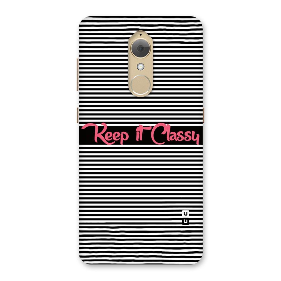 Keep It Classy Back Case for Lenovo K8