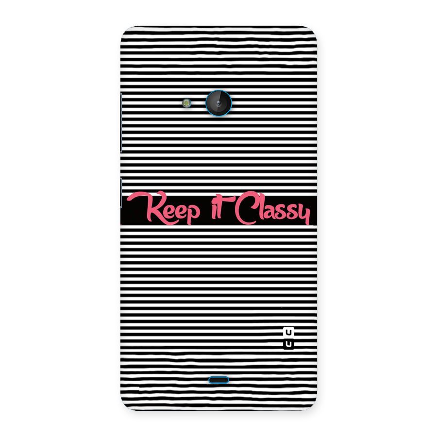Keep It Classy Back Case for Lumia 540