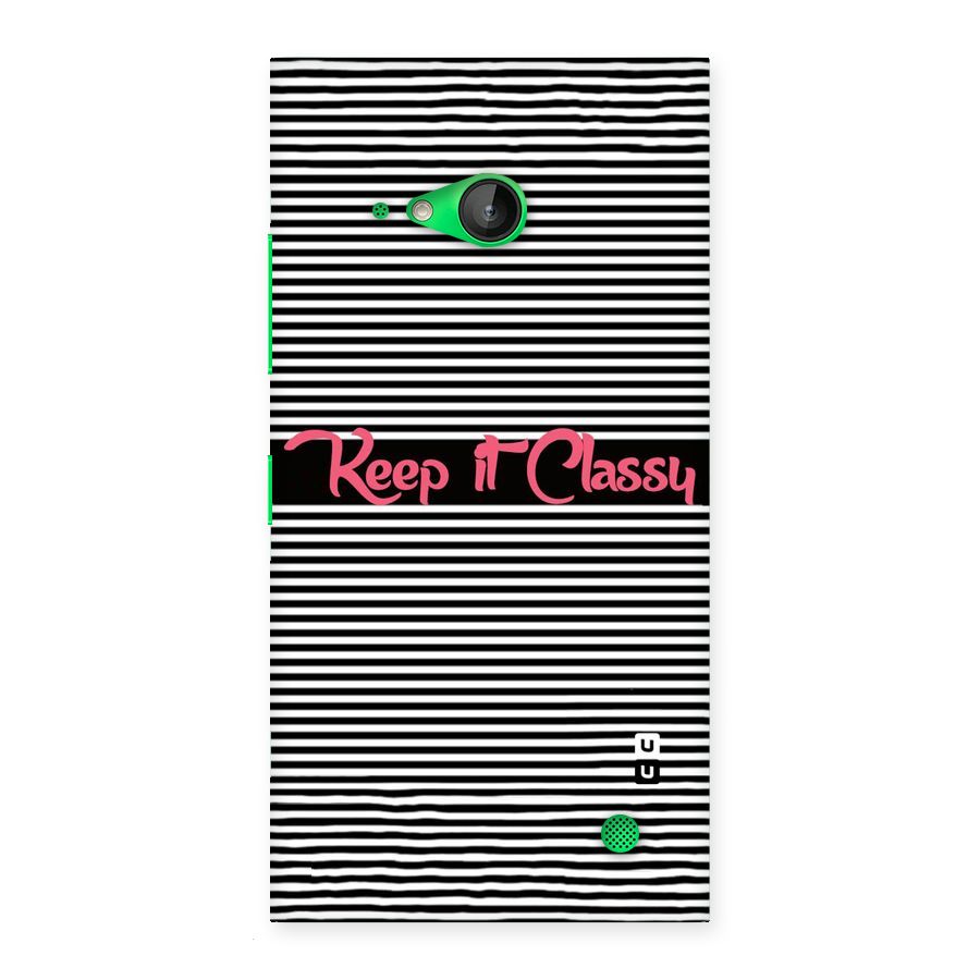 Keep It Classy Back Case for Lumia 730