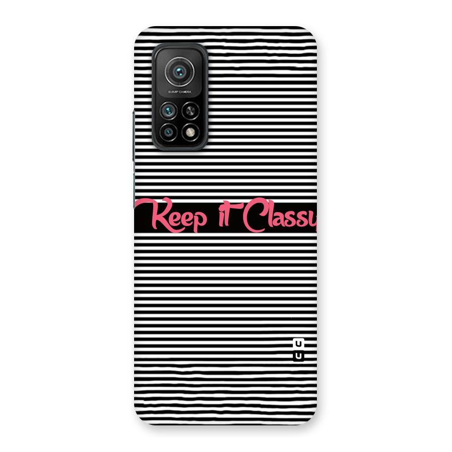 Keep It Classy Back Case for Mi 10T Pro 5G