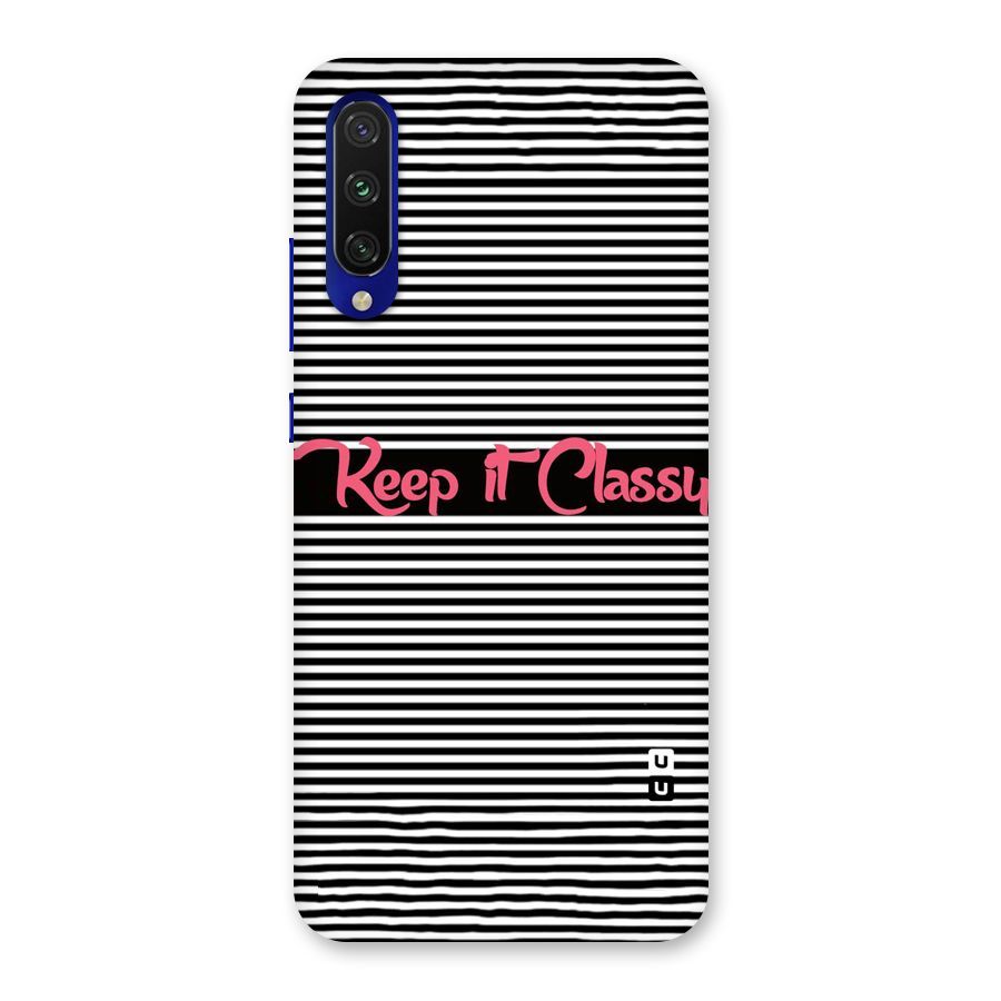 Keep It Classy Back Case for Mi A3