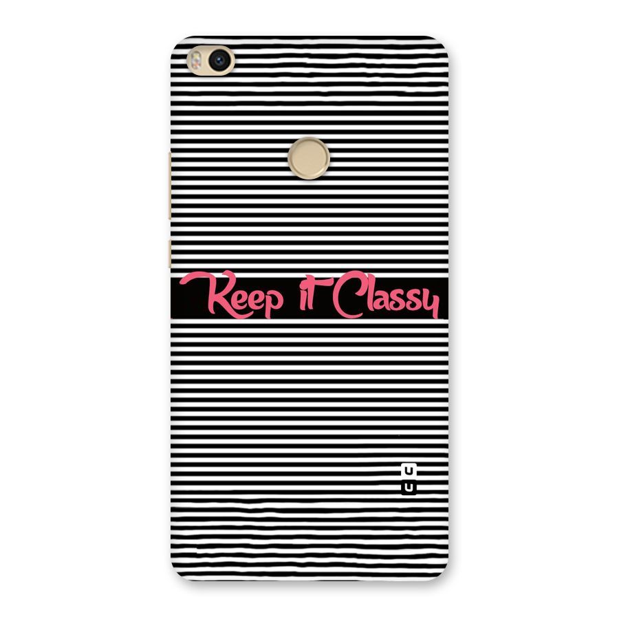 Keep It Classy Back Case for Mi Max 2
