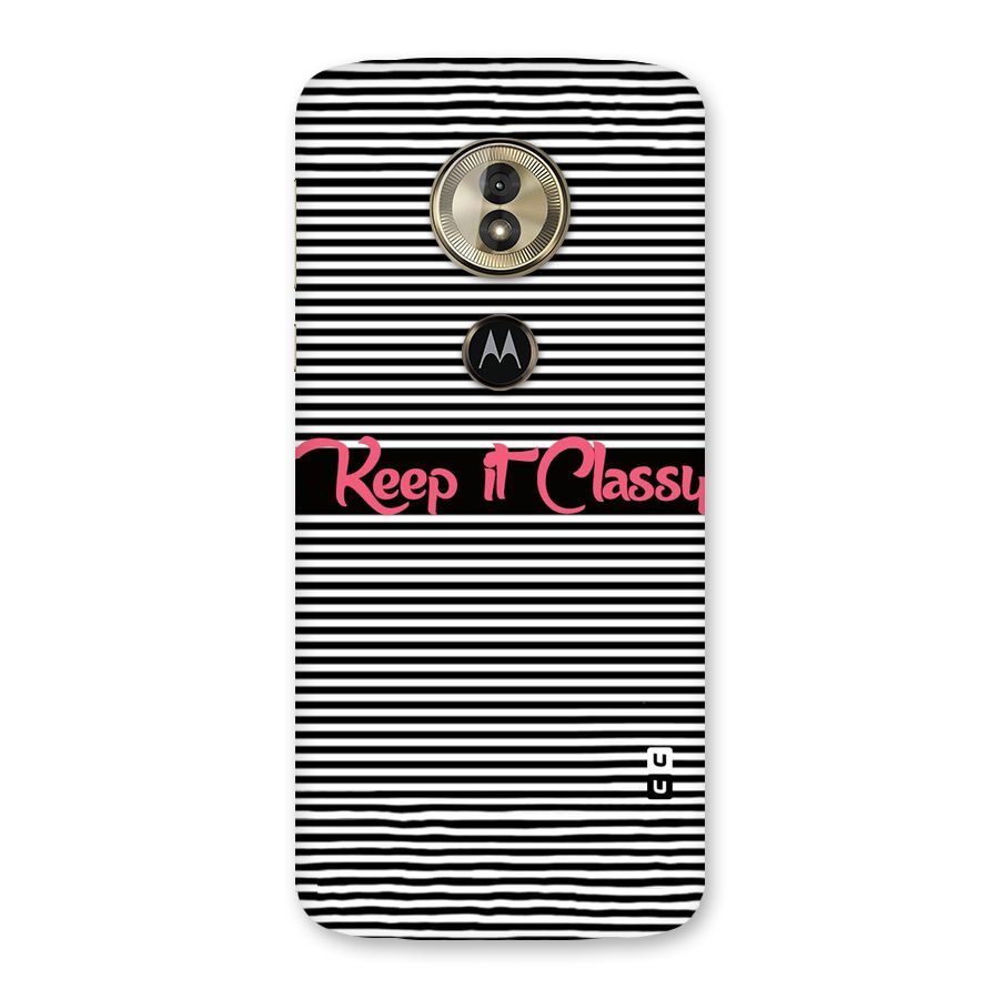 Keep It Classy Back Case for Moto G6 Play