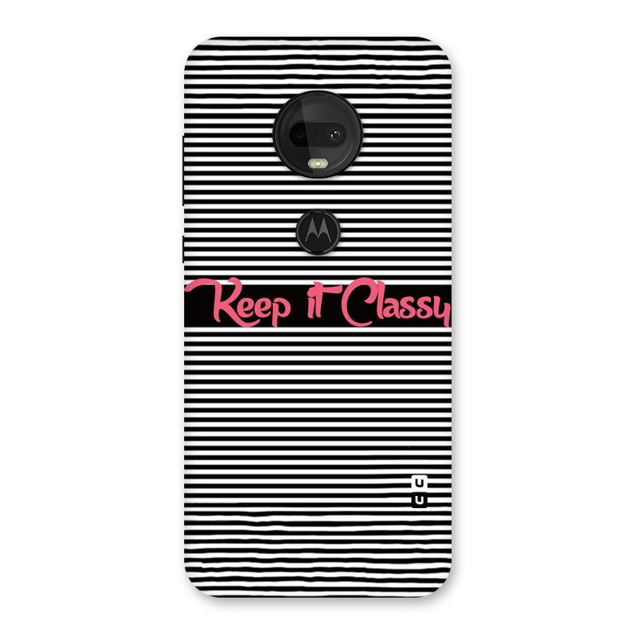 Keep It Classy Back Case for Moto G7