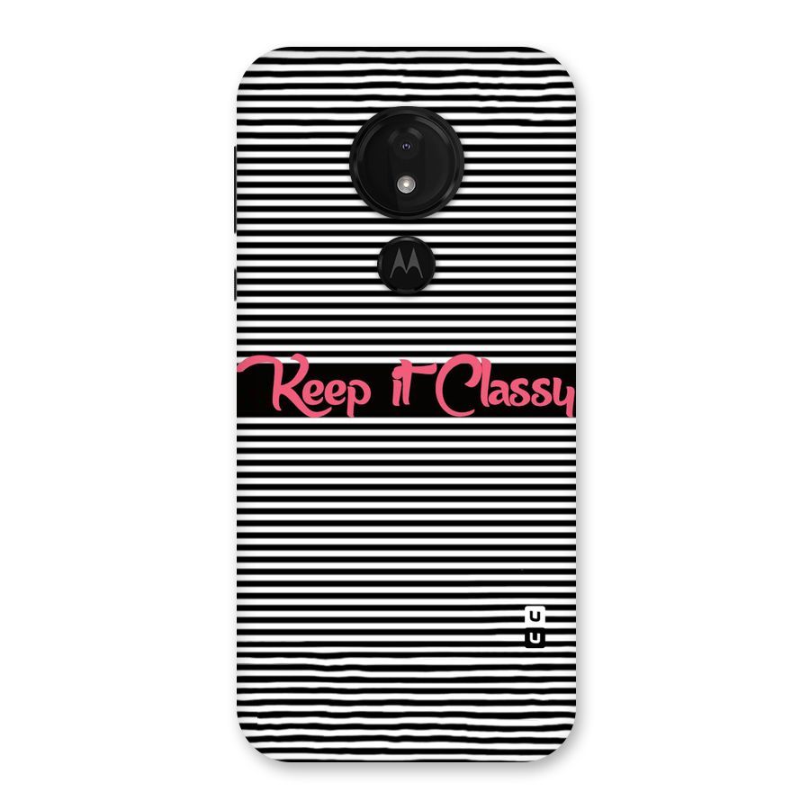 Keep It Classy Back Case for Moto G7 Power