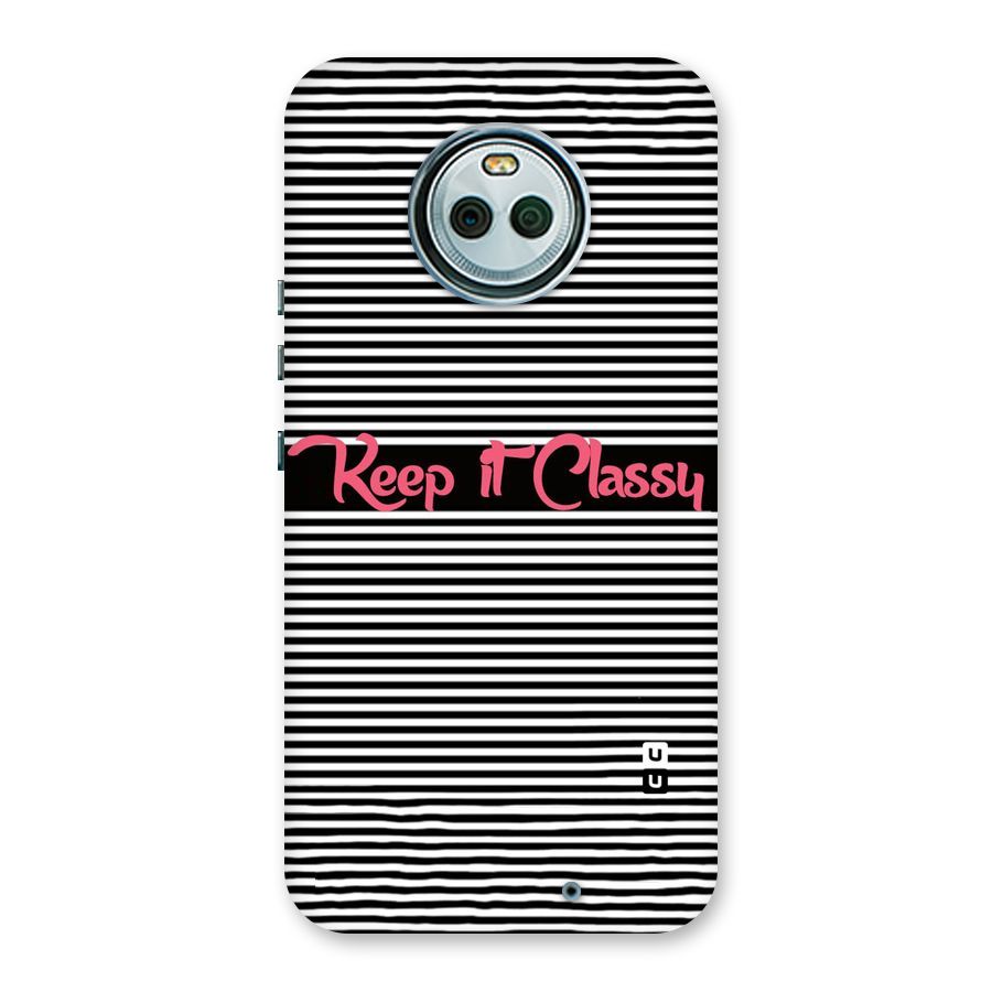 Keep It Classy Back Case for Moto X4