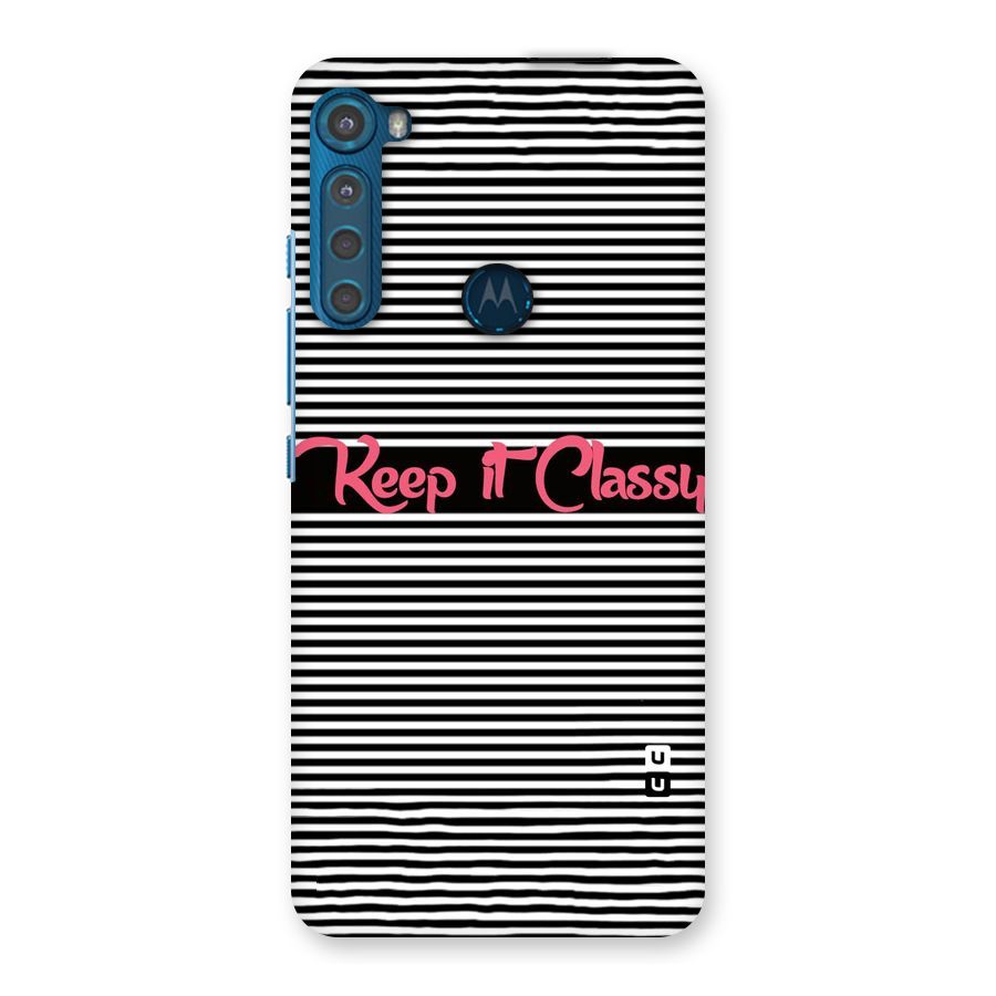 Keep It Classy Back Case for Motorola One Fusion Plus