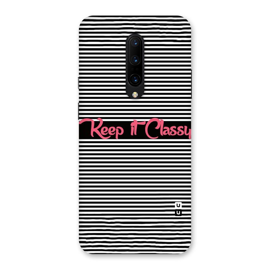 Keep It Classy Back Case for OnePlus 7 Pro