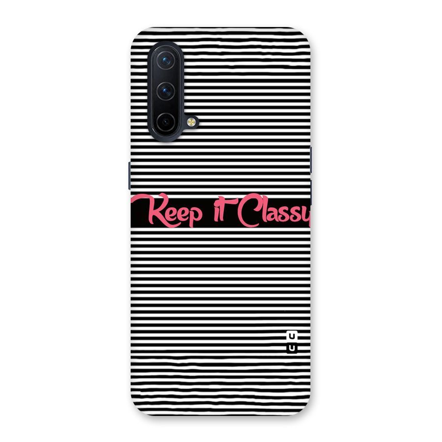 Keep It Classy Back Case for OnePlus Nord CE 5G