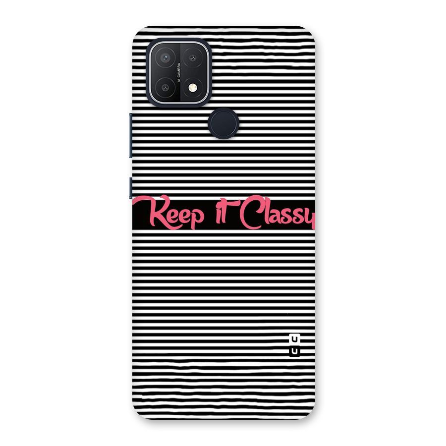 Keep It Classy Back Case for Oppo A15