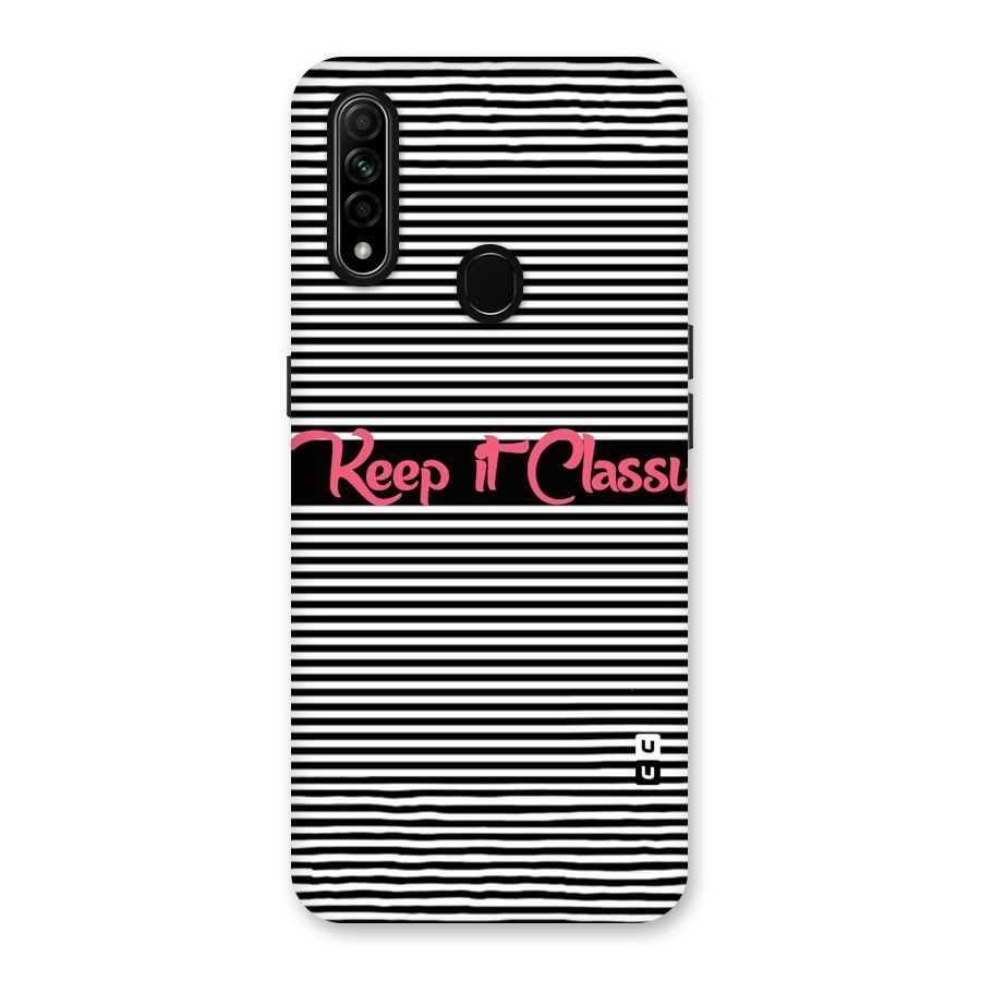 Keep It Classy Back Case for Oppo A31