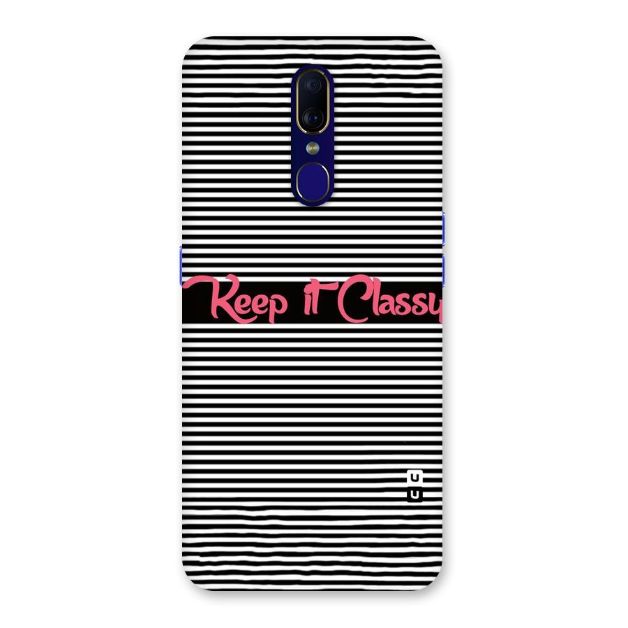 Keep It Classy Back Case for Oppo F11