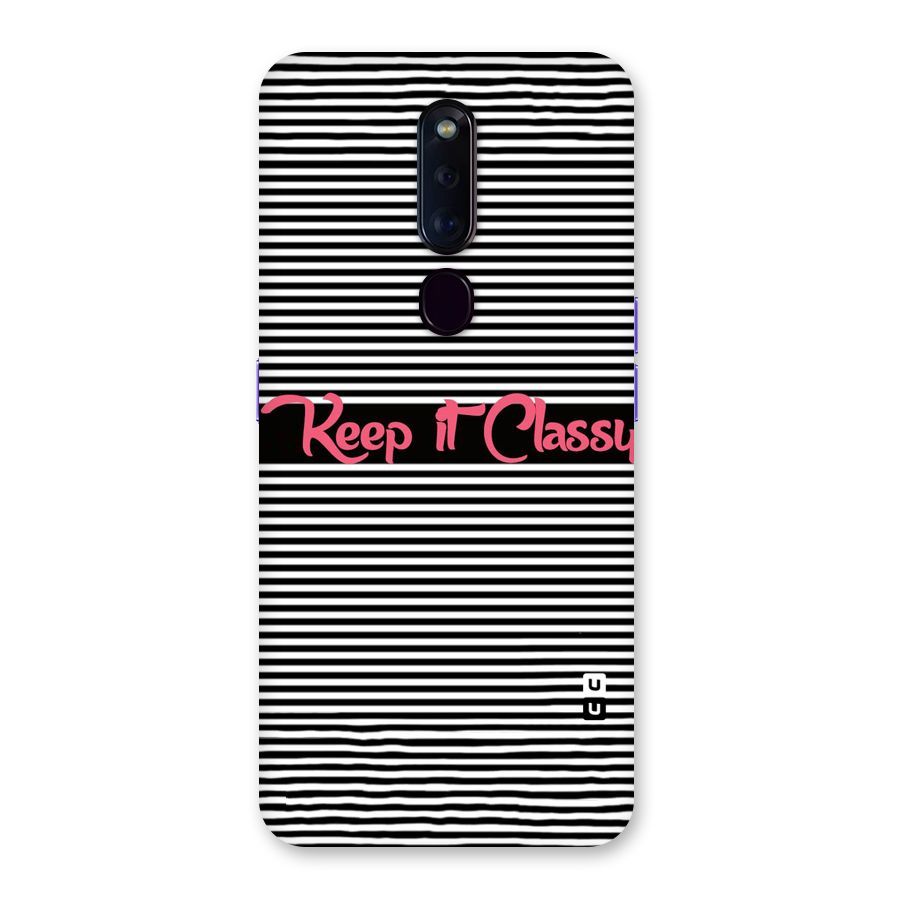 Keep It Classy Back Case for Oppo F11 Pro