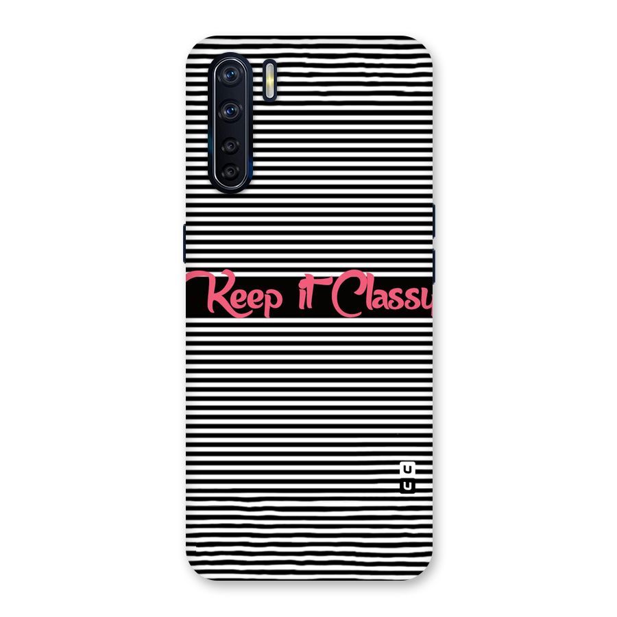 Keep It Classy Back Case for Oppo F15