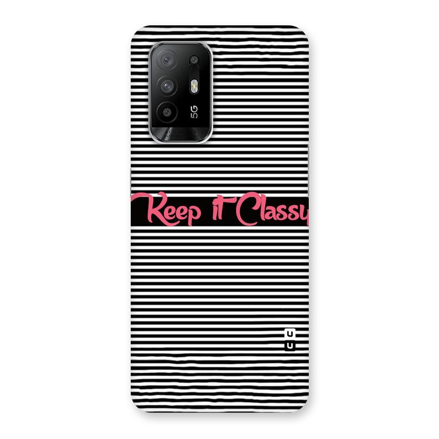 Keep It Classy Back Case for Oppo F19 Pro Plus 5G
