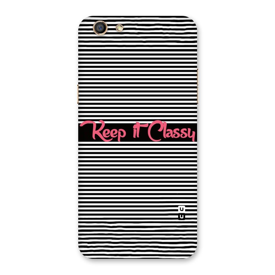 Keep It Classy Back Case for Oppo F3