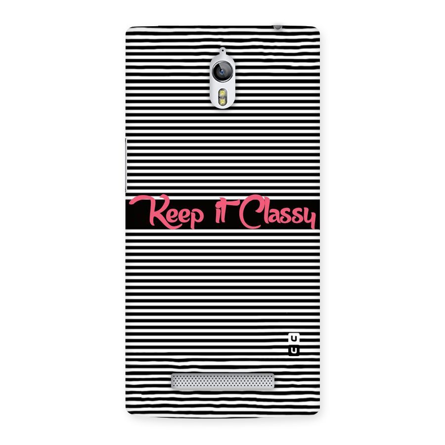 Keep It Classy Back Case for Oppo Find 7