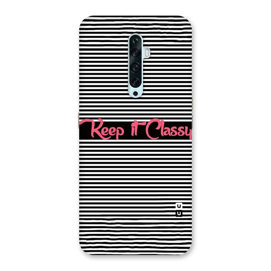 Keep It Classy Back Case for Oppo Reno2 F