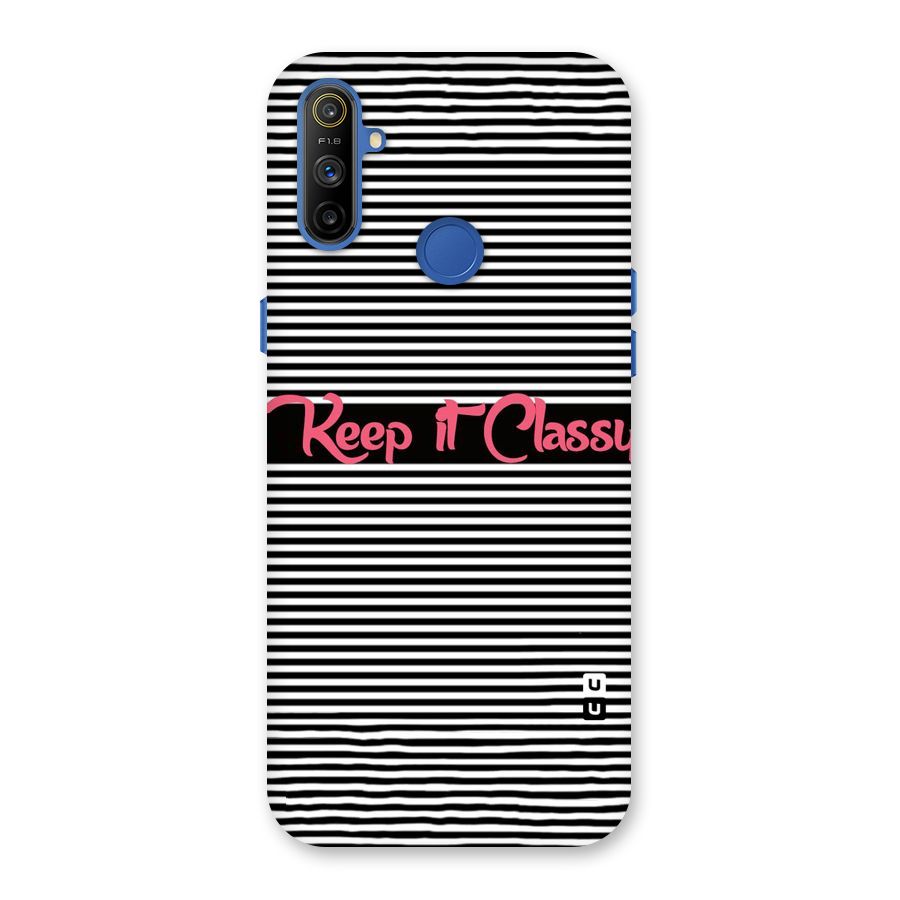 Keep It Classy Back Case for Realme Narzo 10A