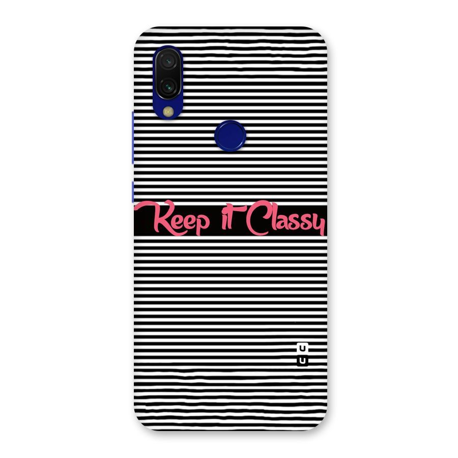 Keep It Classy Back Case for Redmi 7