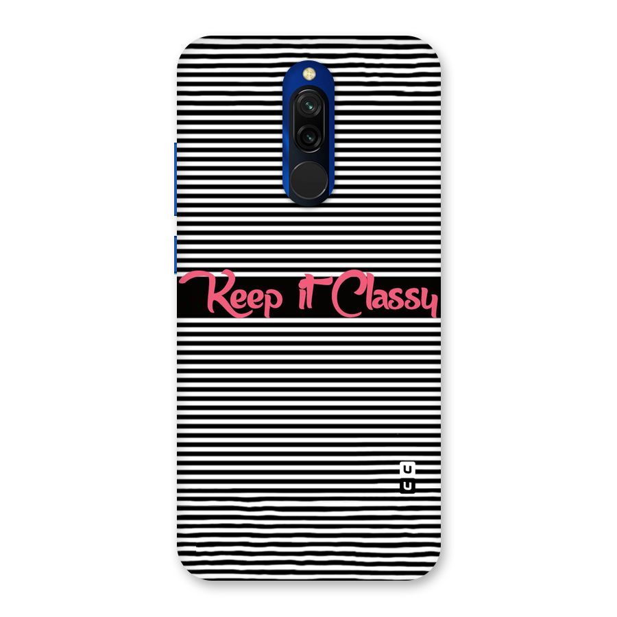 Keep It Classy Back Case for Redmi 8