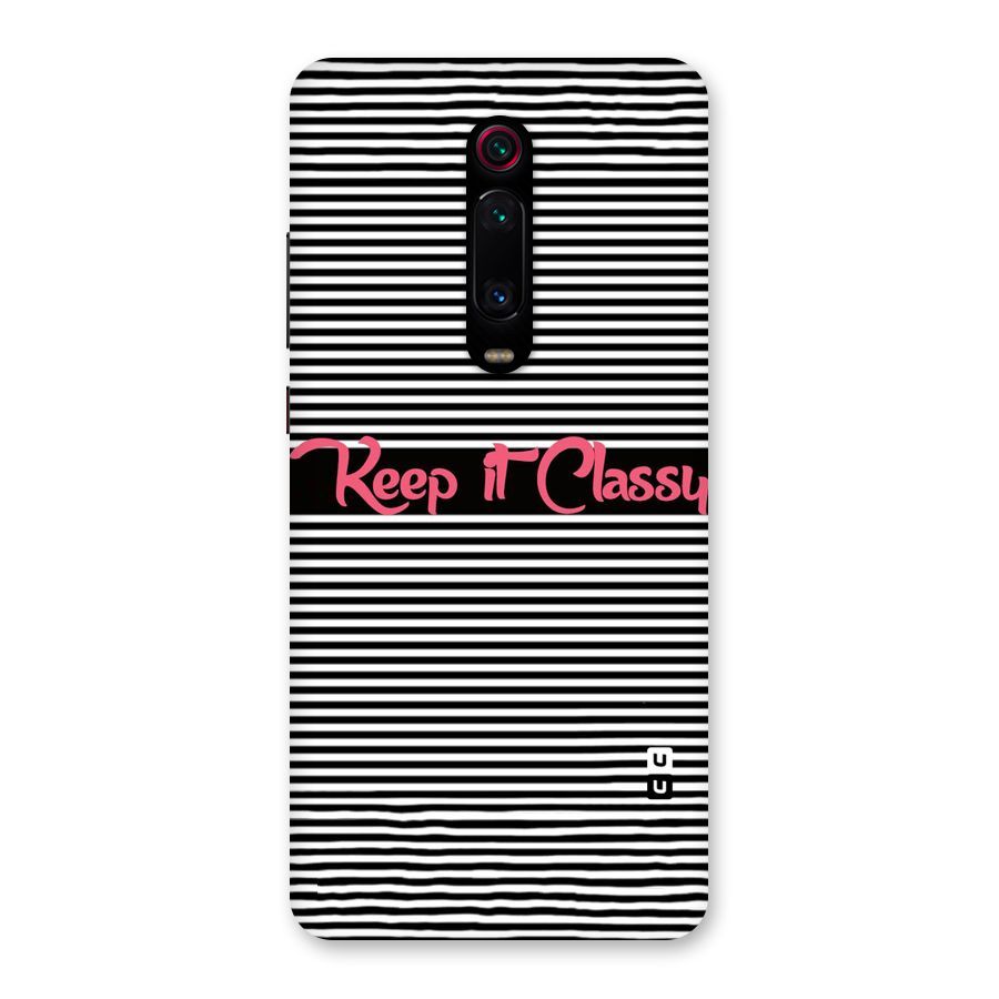 Keep It Classy Back Case for Redmi K20