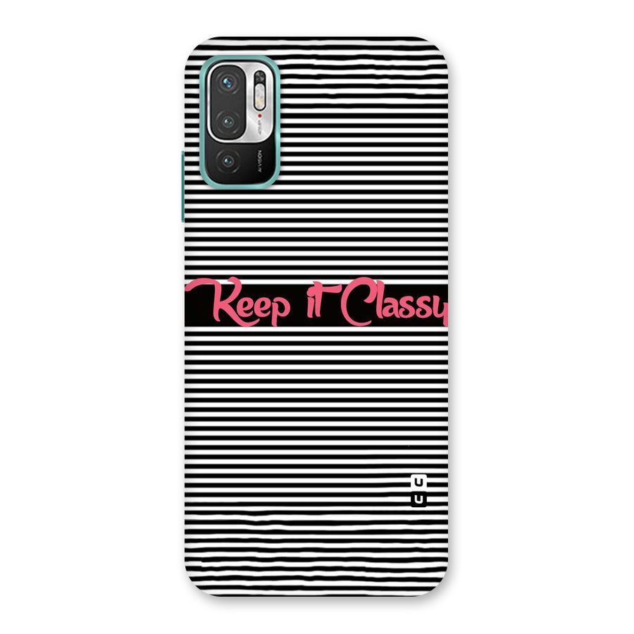Keep It Classy Back Case for Redmi Note 10T 5G