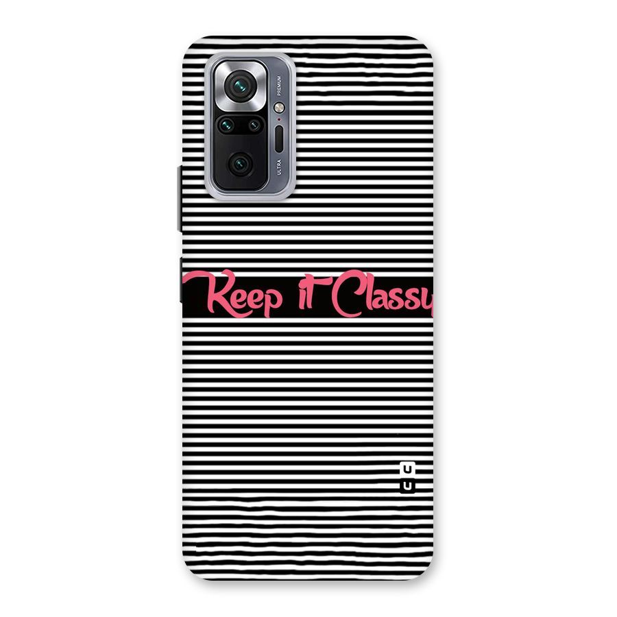 Keep It Classy Back Case for Redmi Note 10 Pro