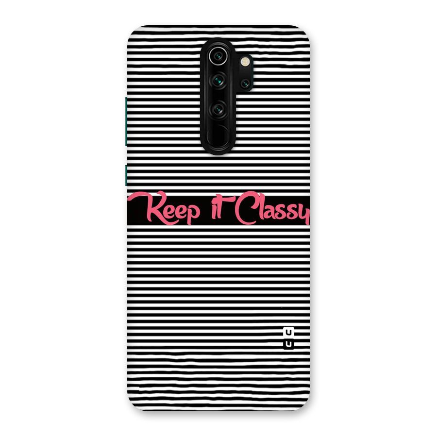 Keep It Classy Back Case for Redmi Note 8 Pro