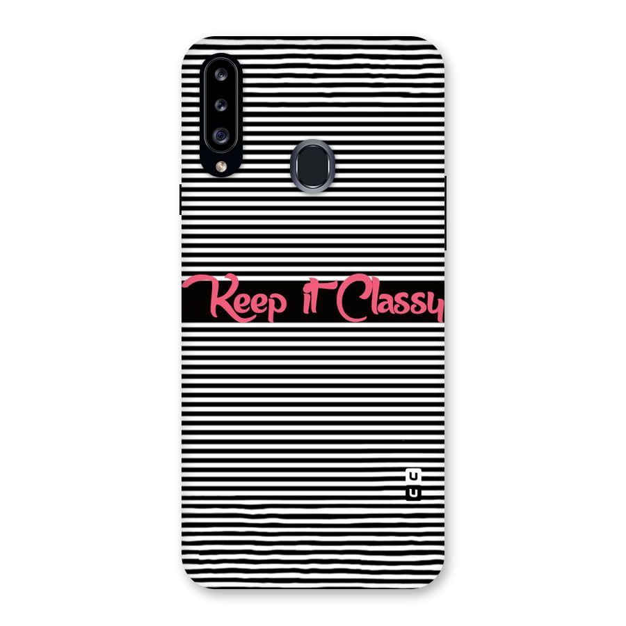Keep It Classy Back Case for Samsung Galaxy A20s