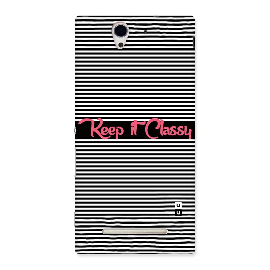 Keep It Classy Back Case for Sony Xperia C3