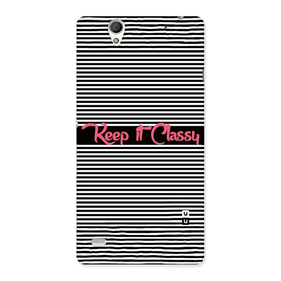 Keep It Classy Back Case for Sony Xperia C4