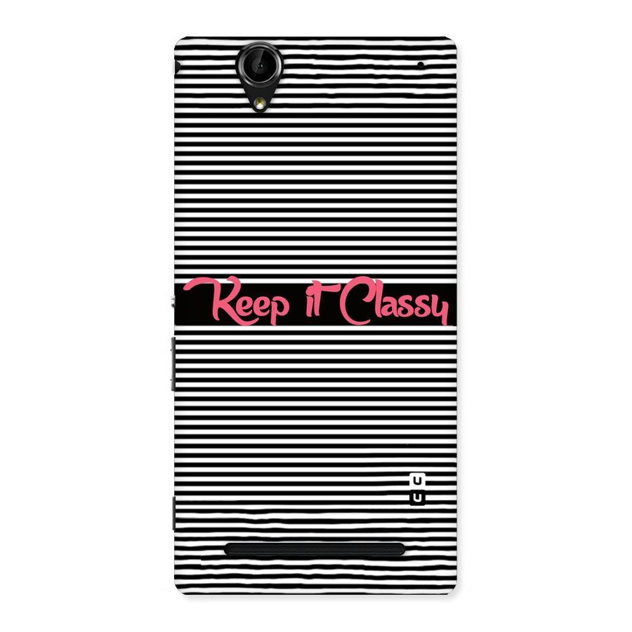 Keep It Classy Back Case for Sony Xperia T2