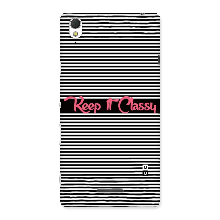 Keep It Classy Back Case for Sony Xperia T3