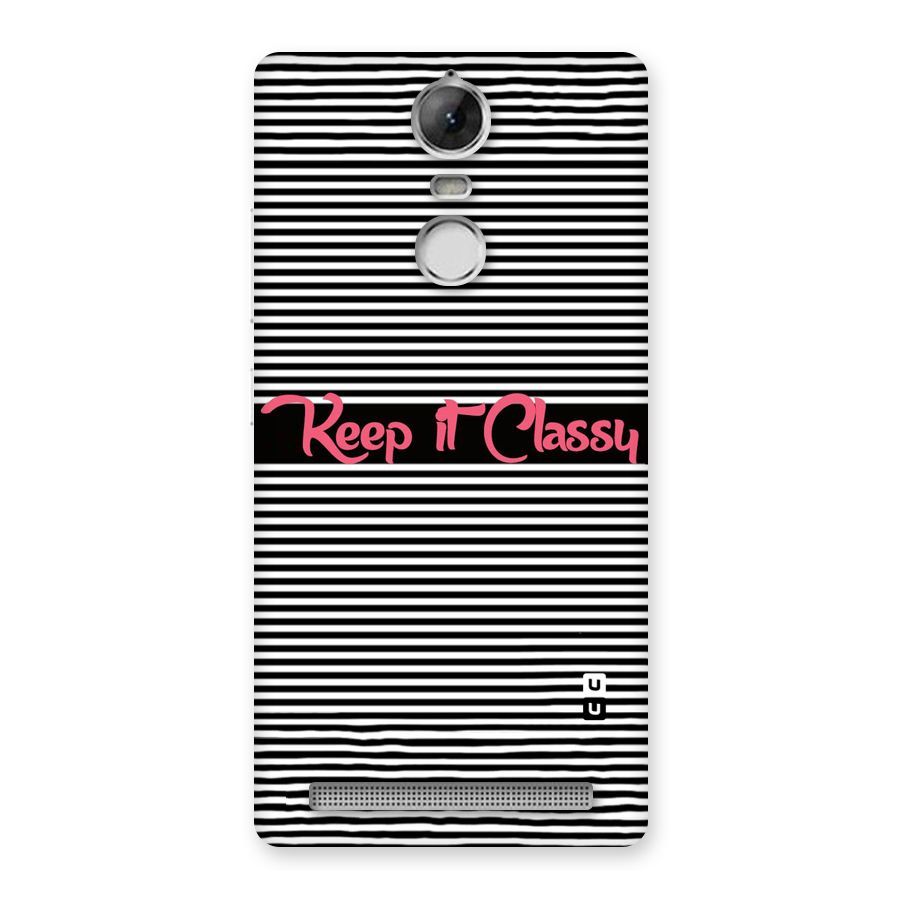 Keep It Classy Back Case for Vibe K5 Note