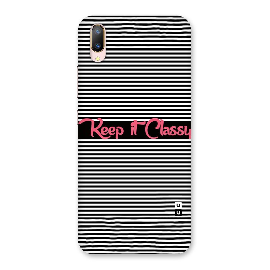 Keep It Classy Back Case for Vivo V11 Pro