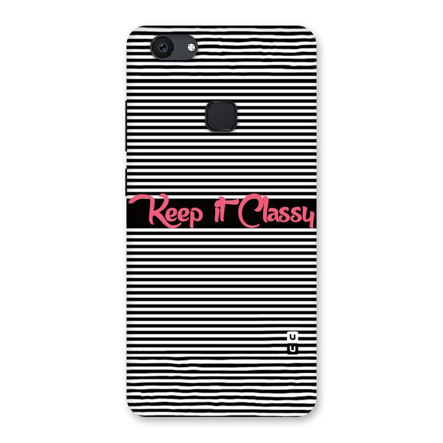 Keep It Classy Back Case for Vivo V7 Plus