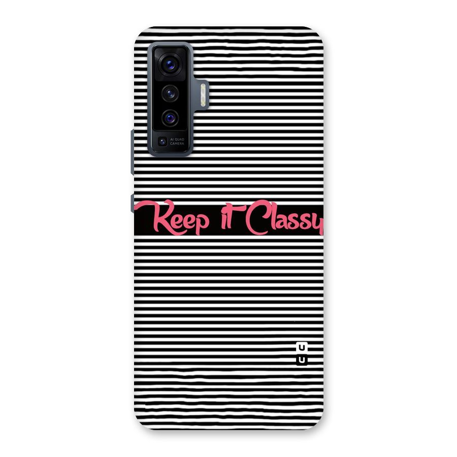 Keep It Classy Back Case for Vivo X50