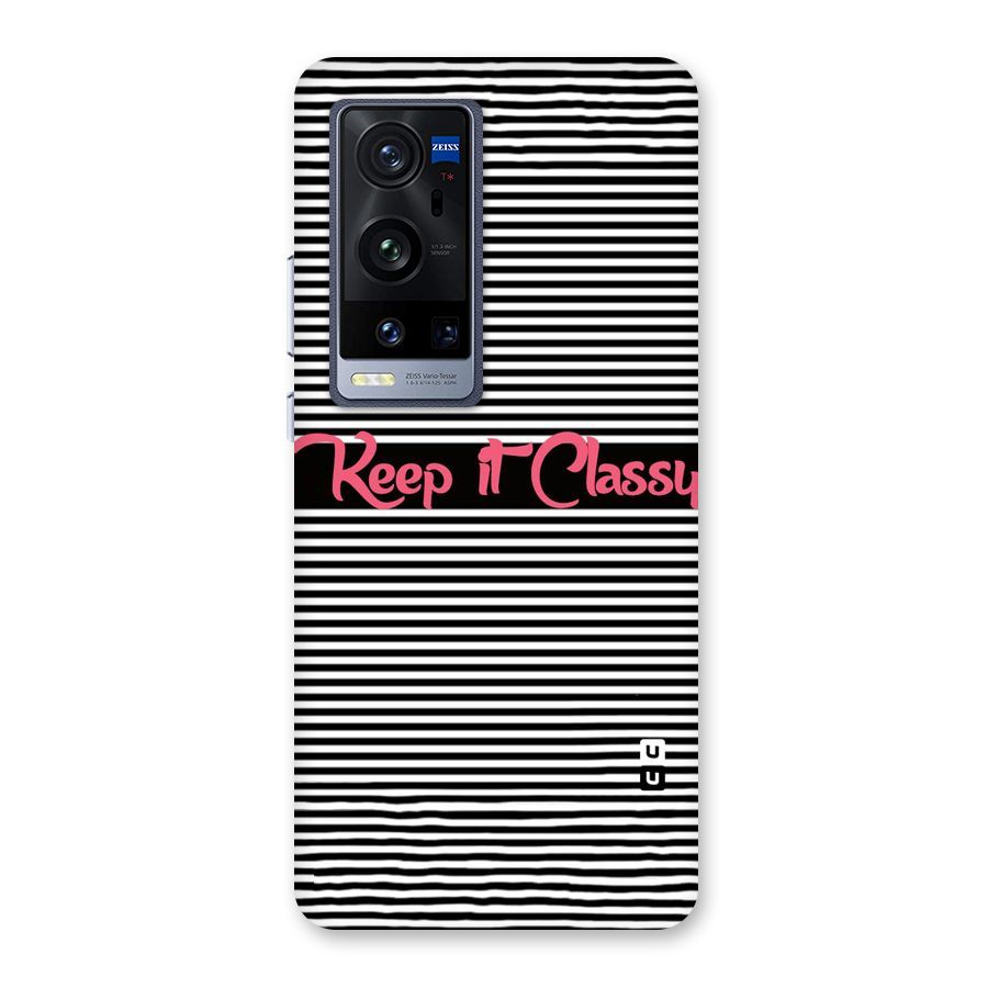 Keep It Classy Back Case for Vivo X60 Pro Plus