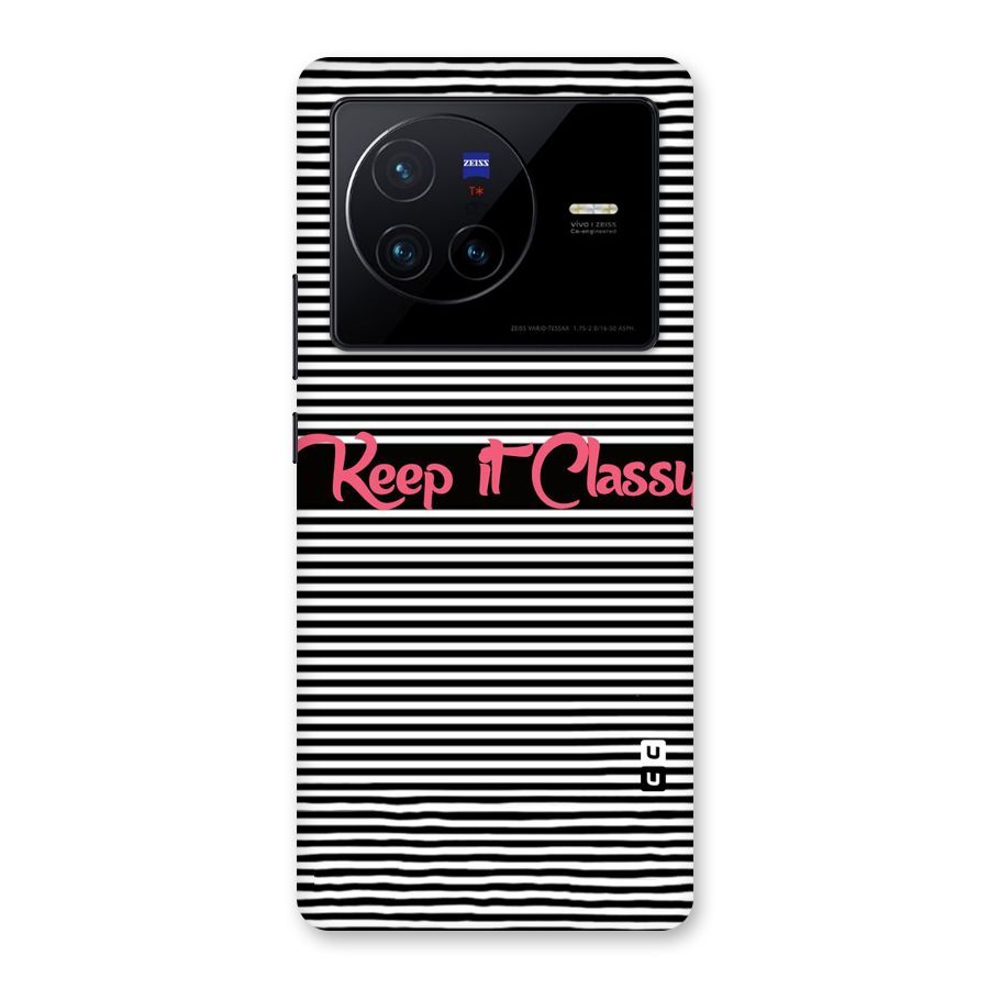 Keep It Classy Back Case for Vivo X80